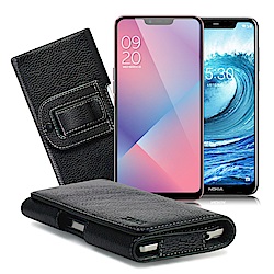 XM for OPPO AX5/Nokia 5.1 Plus/小米 F1麗緻真皮腰掛皮套