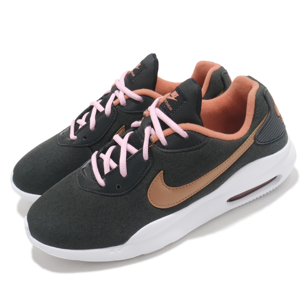 Nike 休閒鞋 Air Max Oketo 運動 女鞋 氣墊 舒適 避震 簡約 穿搭 球鞋 黑 粉 CD5449002