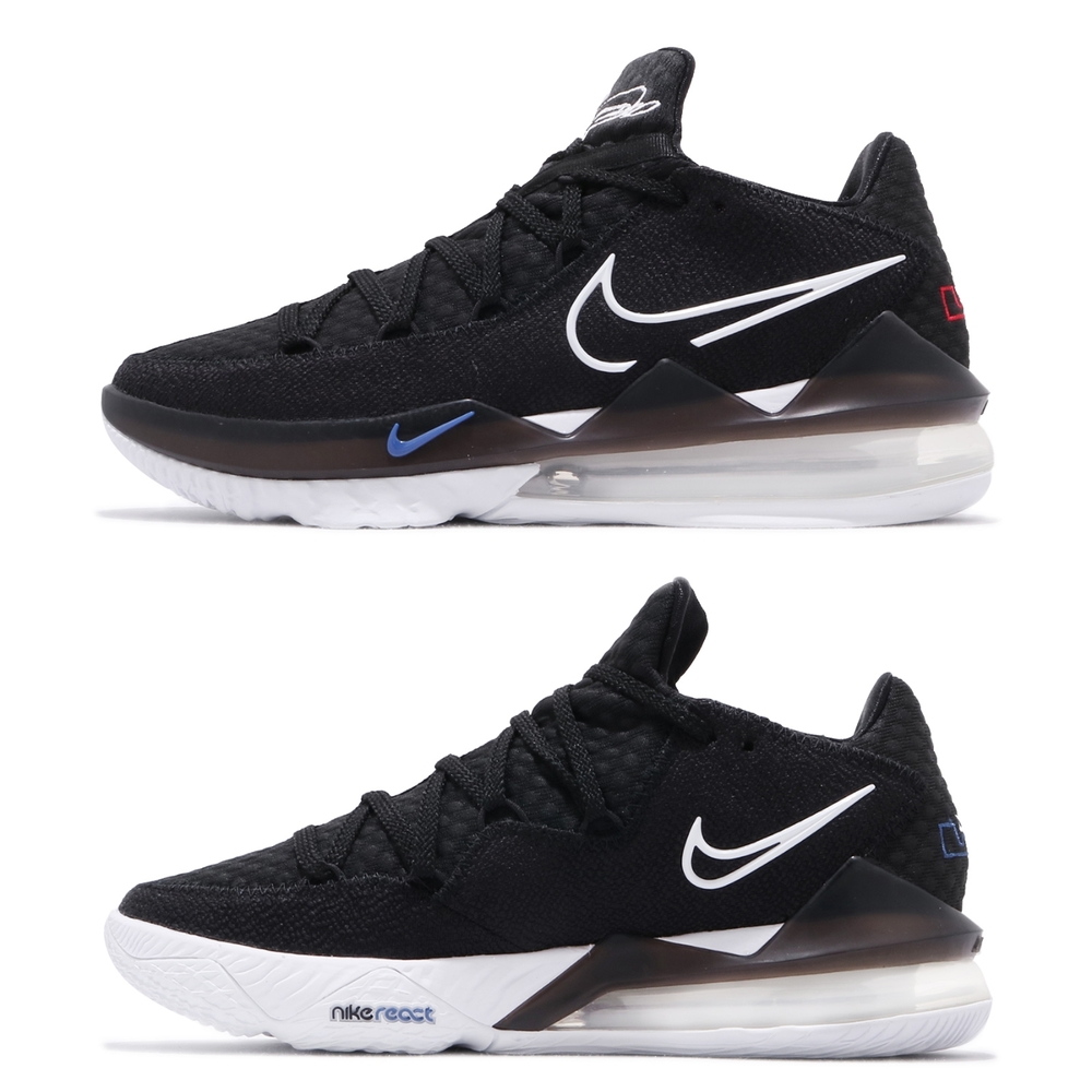 Nike 籃球鞋Lebron XVII Low EP 17 黑白男鞋LBJ CD5006-002