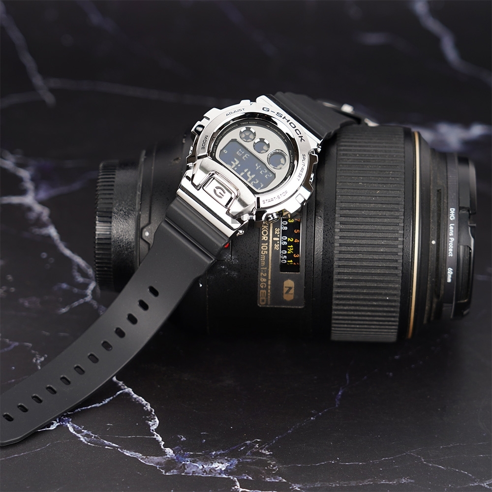 CASIO 卡西歐G-SHOCK DW-6900 25周年金屬手錶(GM-6900-1) | G-SHOCK