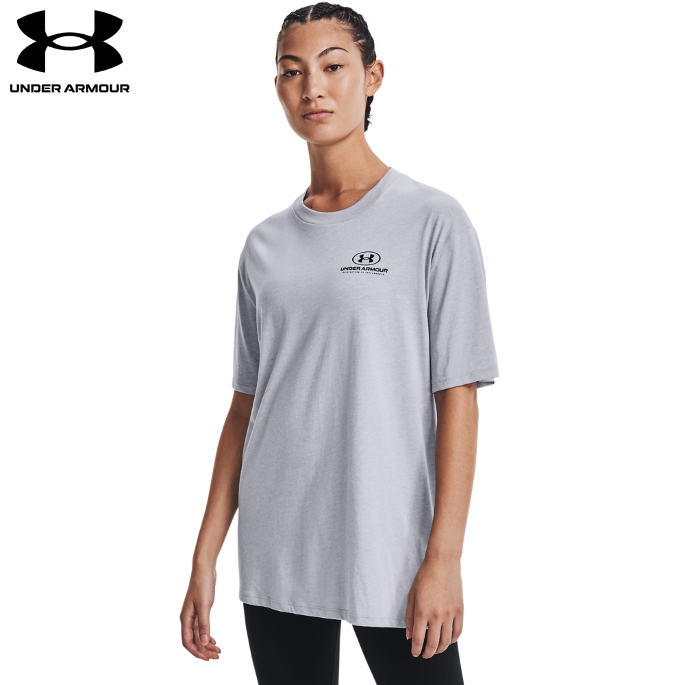 【UNDER ARMOUR】UA 女 Oversized Graphic 短T-Shirt-優惠商品