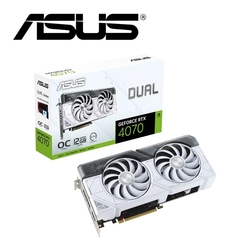 華碩 DUAL-RTX4070-O12G-WHITE 顯示卡+安耐美 銅鏡魔 850W 銅牌 白色 電源供應器