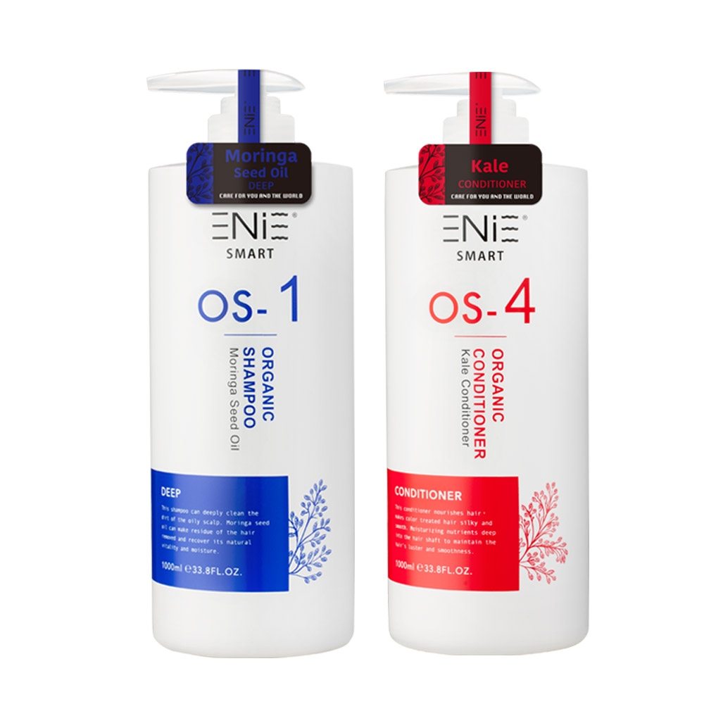 ENIE雅如詩OS-1控油調理洗髮1000ML+OS-4滋養修護1000ML