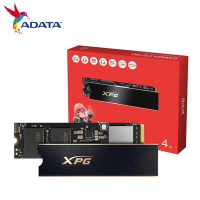 威剛ADATA  XPG GAMMIX S70 PRO 4TB PCIe 4.0 M.2 2280固態硬碟/五年保