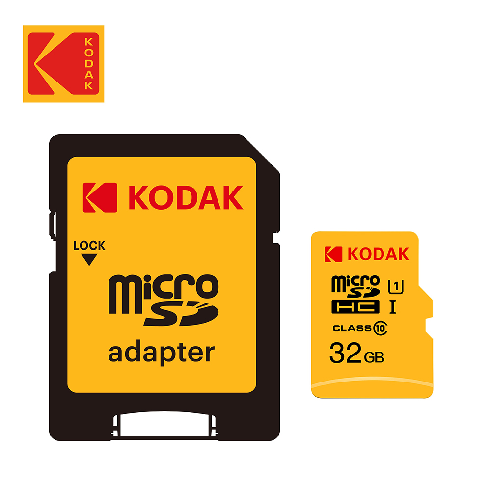 【Kodak】32GB UHS-I U1 MicroSD記憶卡-附轉卡