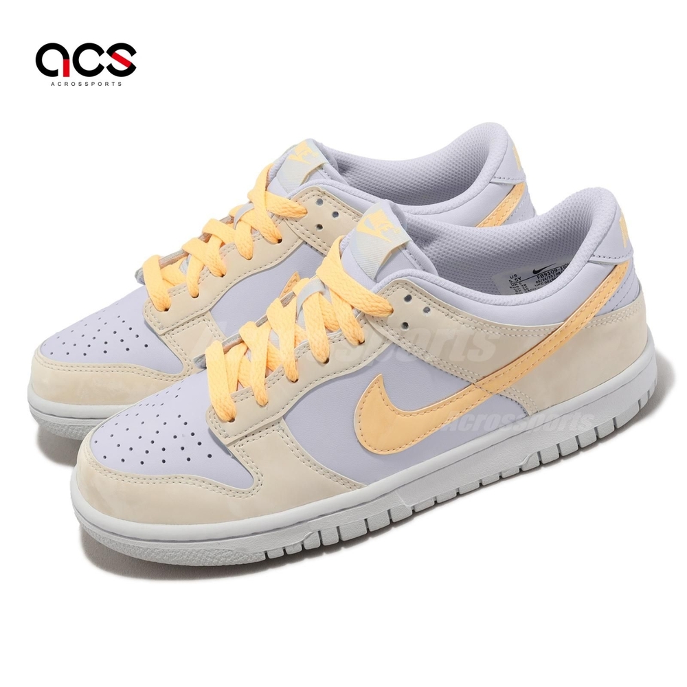 Nike 休閒鞋 Dunk Low GS 哈密瓜橘 灰 大童 女鞋 Melon Tint FB9109-100