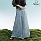 OUWEY歐薇 雙釦高腰造型流蘇牛仔寬褲(藍色；S-L)3232438616 product thumbnail 1