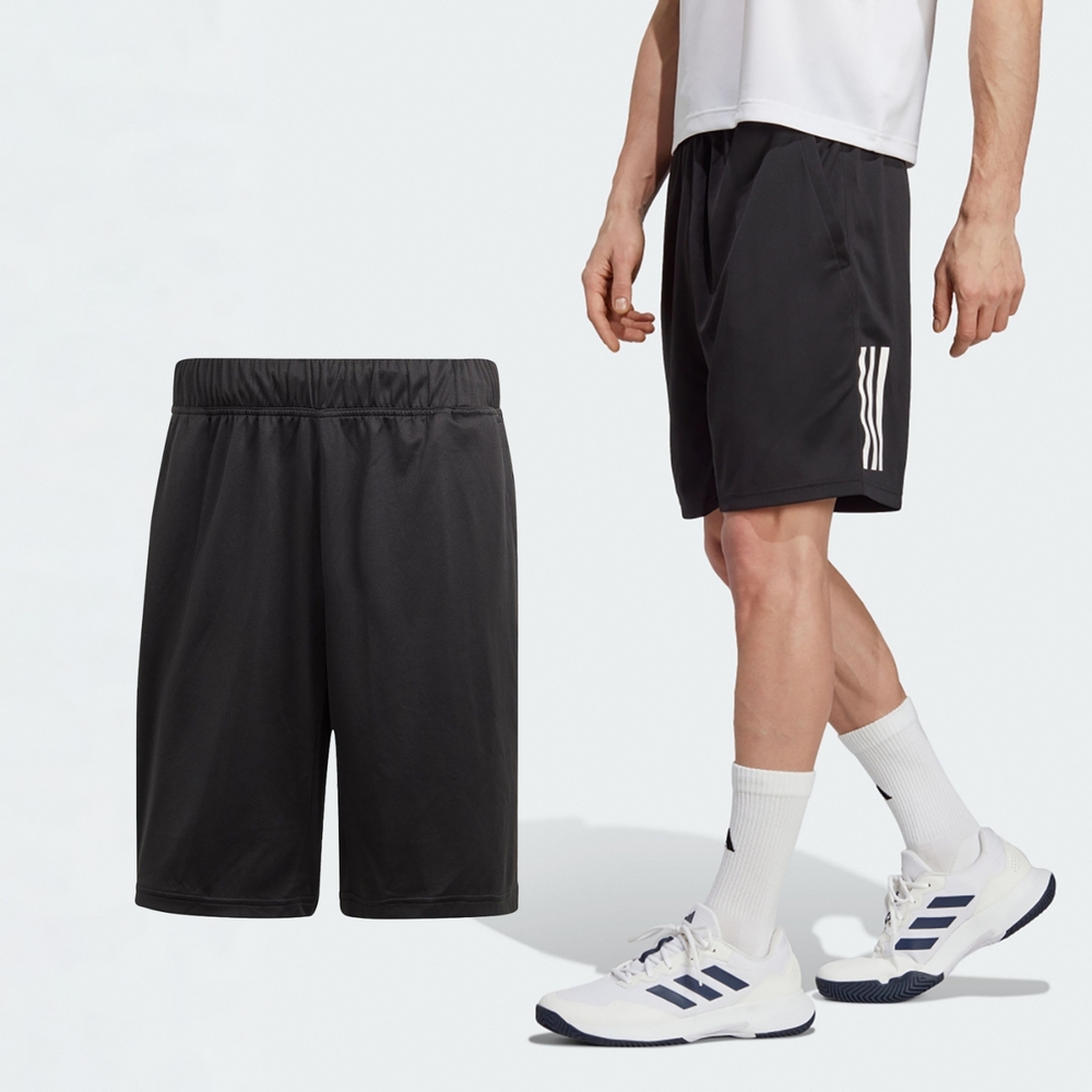 adidas 短褲 TS Galaxy Short 男款 黑 白 吸濕 排汗 可調褲頭 運動 褲子 愛迪達 HR8726