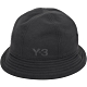 Y-3 BUCKET LOGO設計黑色漁夫帽 product thumbnail 1