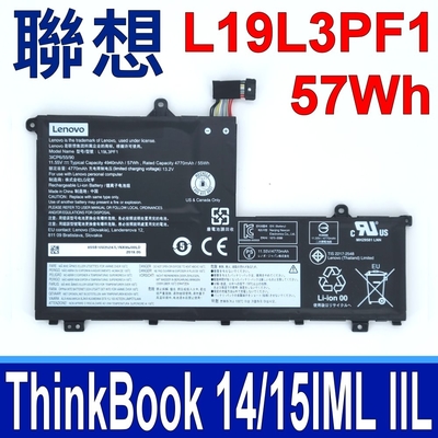 LENOVO 聯想 L19L3PF1 原廠電池 THINKBOOK 15-IIL-20SM 15-IML