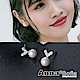 AnnaSofia 迷你綺心貝珠 925銀針耳針耳環(銀系) product thumbnail 1