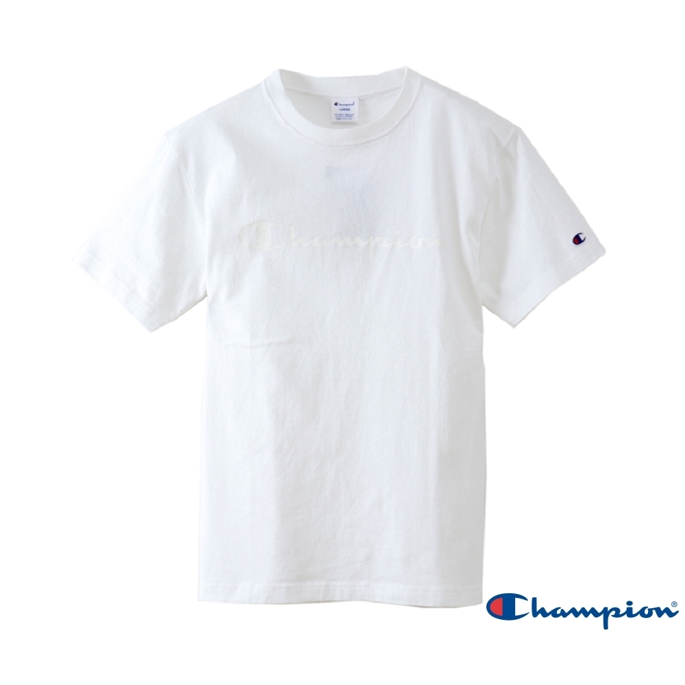 Champion Basic Logo短Tee 白色