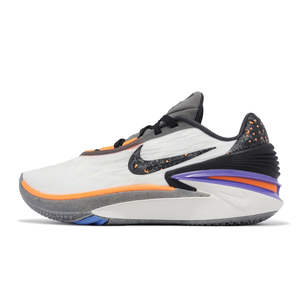 Nike 籃球鞋Air Zoom GT Cut 2 EP 白紫橘星火燎原男鞋FN8890-101