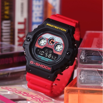 CASIO 卡西歐 G-SHOCK 復古錄音帶系列手錶 送禮推薦 DW-5900MT-1A4