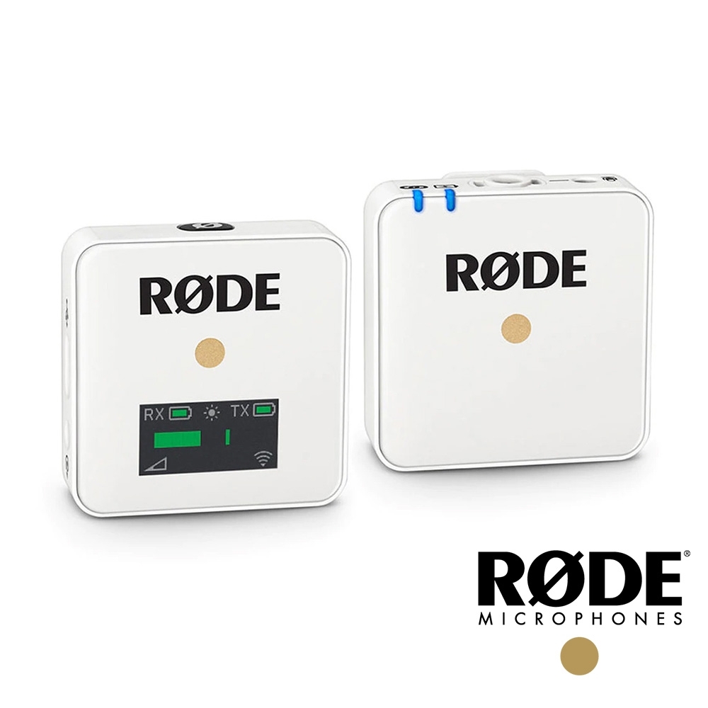 RODE 羅德 Wireless GO 白色 小型無線麥克風 2.4GHz (公司貨) RD WIGO 適合訪問收音 錄音