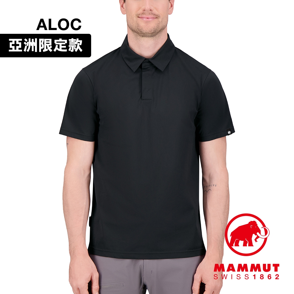 Mammut 長毛象】Active Polo Shirt AF Men 針織Polo短袖衫男款黑色