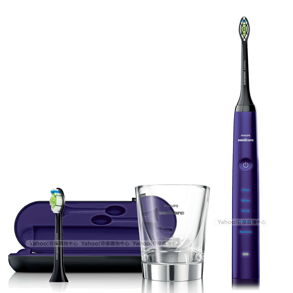 PHILIPS飛利浦 Sonicare DC鑽石靚白音波震動牙刷/電動牙刷HX9372/04 紫