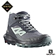 官方直營 Salomon 女 OUTpulse Goretex 中筒登山鞋 烏木黑/靜灰/烏木黑 product thumbnail 2