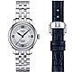 TISSOT 天梭錶 LE LOCLE 力洛克 20周年鑽石自動機械女錶-T0062071103601 product thumbnail 1