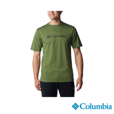 Columbia哥倫比亞 男款- CSC Basic Logo 短袖T恤- 綠色 UJO15860GR/IS