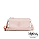 Kipling 甜美粉嫩色翻蓋肩背側背包-VECKA STRAP product thumbnail 1