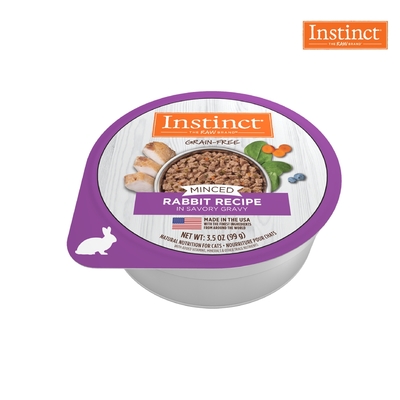 【Instinct 原點】兔肉無穀成貓主食鮮味杯 3.5oz-12入