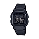 CASIO 卡西歐 實用滿分經典電子數字腕錶-黑X面(W-800H-1B) product thumbnail 1