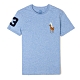 Polo Ralph Lauren 年度熱銷刺繡彩大馬圓領素面短袖T恤-藍色 product thumbnail 1