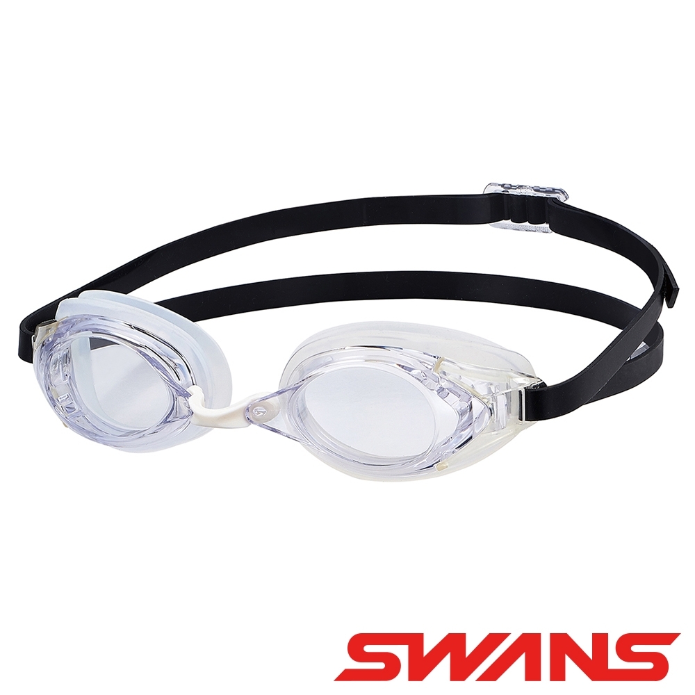 【SWANS 日本】光學通用型泳鏡(防霧/抗UV/矽膠/SR-2N透明)