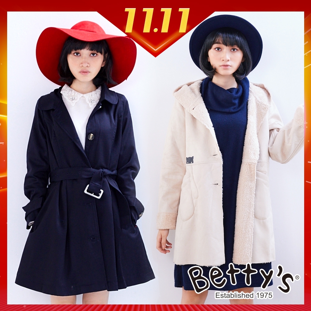 [時時樂限定] bettys 日系百搭鋪棉外套~換季必備款!