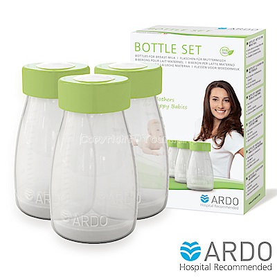 【ARDO安朵】瑞士進口母乳儲乳瓶組150ml（3入裝）