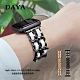 【DAYA】Apple Watch 42/44/45/49mm 名媛氣質款金屬皮革錶帶 product thumbnail 3