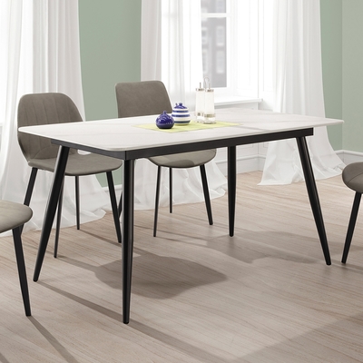 Boden-米艾卡4.7尺工業風岩板餐桌/工作桌-140x80x76cm
