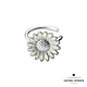 Georg Jensen 喬治傑生 DAISY 耳扣-純銀電鍍銠 product thumbnail 1