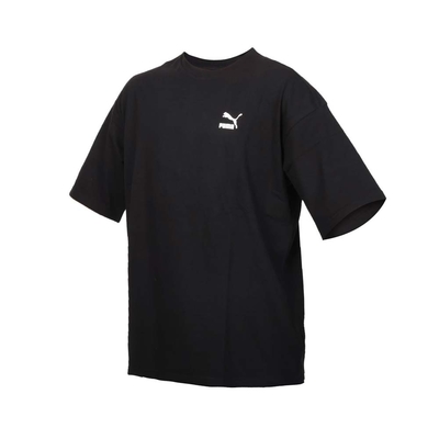 PUMA BETTER CLASSICS 男流行系列寬版短袖T恤-歐規 休閒 上衣 62131501 黑白