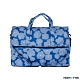 日本HAPI+TAS 小摺疊旅行袋 深藍塗鴉花朵 product thumbnail 1