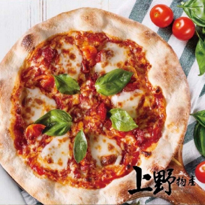 上野物產-8吋瑪格麗特水牛乳酪披薩 x6片(200g土10%/片)