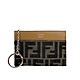 Fendi FF logo帆布拉鍊零錢鑰匙包(7AP074-棕) product thumbnail 1