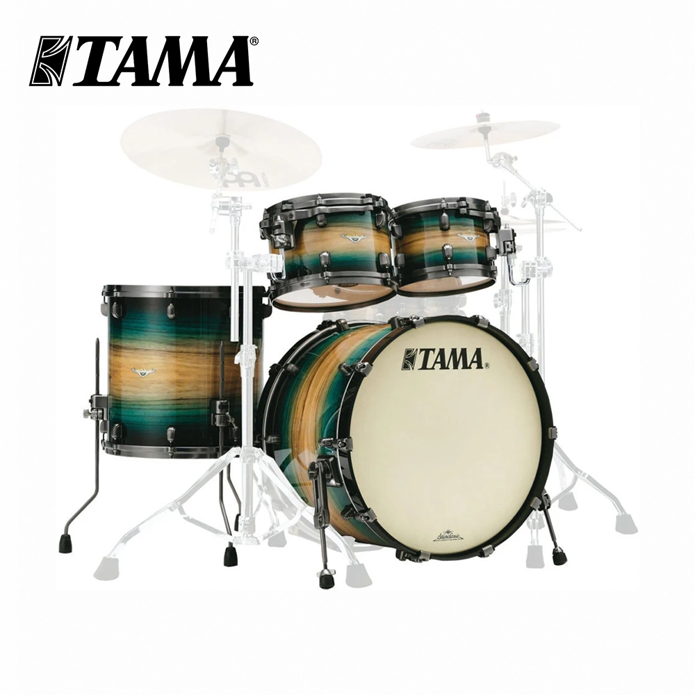 TAMA Starclassic Maple ME42TZUS-LEWB 四件式 爵士鼓組 綠煙燻胡桃木色