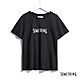 SOMETHING 基本LOGO短袖T恤-女-黑色 product thumbnail 1