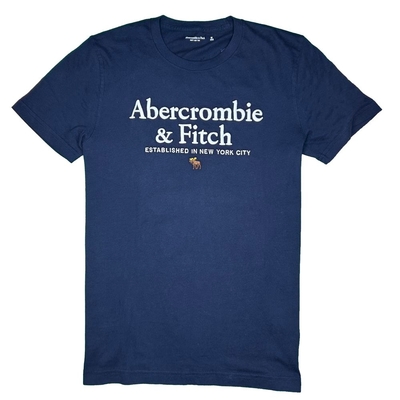 AF a&f Abercrombie & Fitch 短袖 T恤 藍色 2402