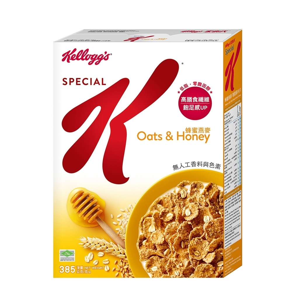 Kellogg's 家樂氏 Special K蜂蜜燕麥 香脆麥米片(385g)