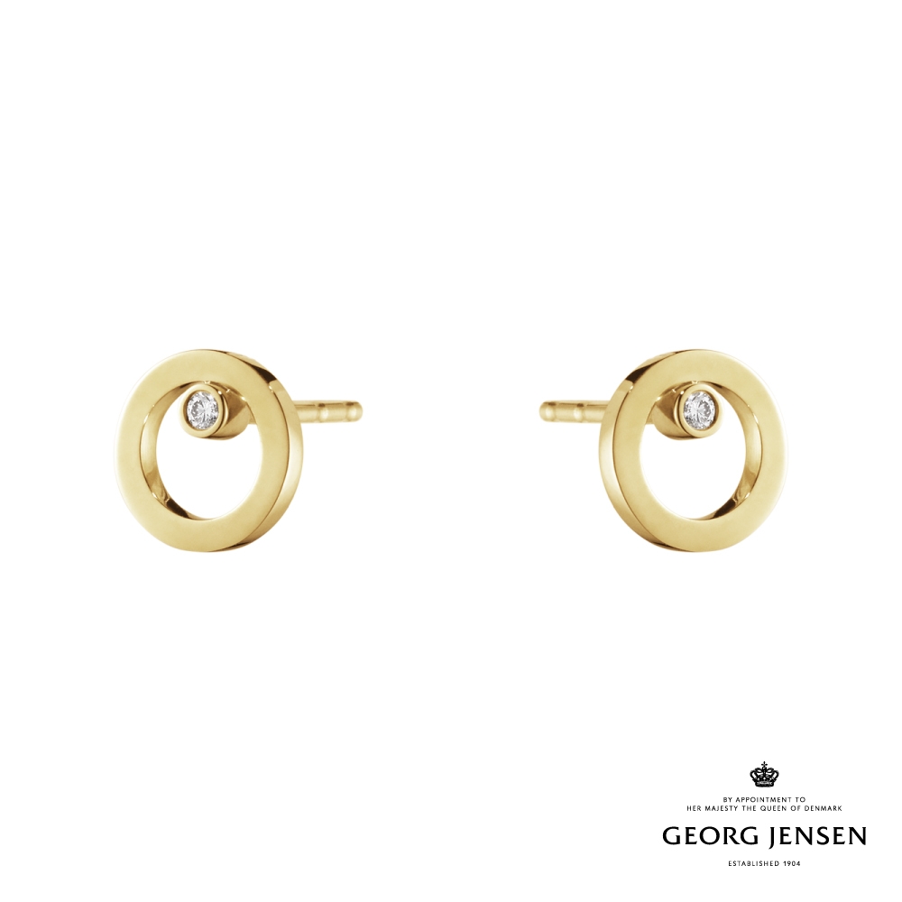 Georg Jensen 喬治傑生 HALO 18K金耳環