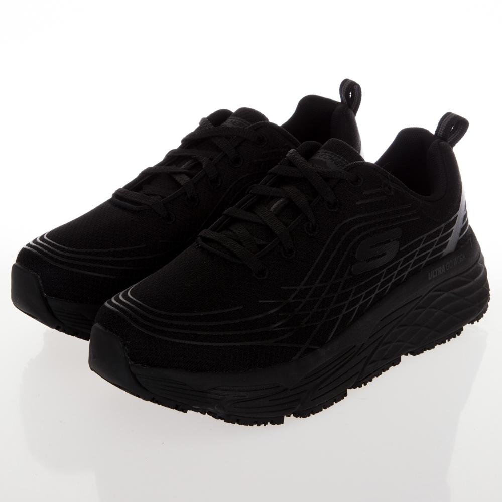 SKECHERS 女工作鞋系列 GORUN MAX CUSHIONING ELITE SR 寬楦款-108016WBLK