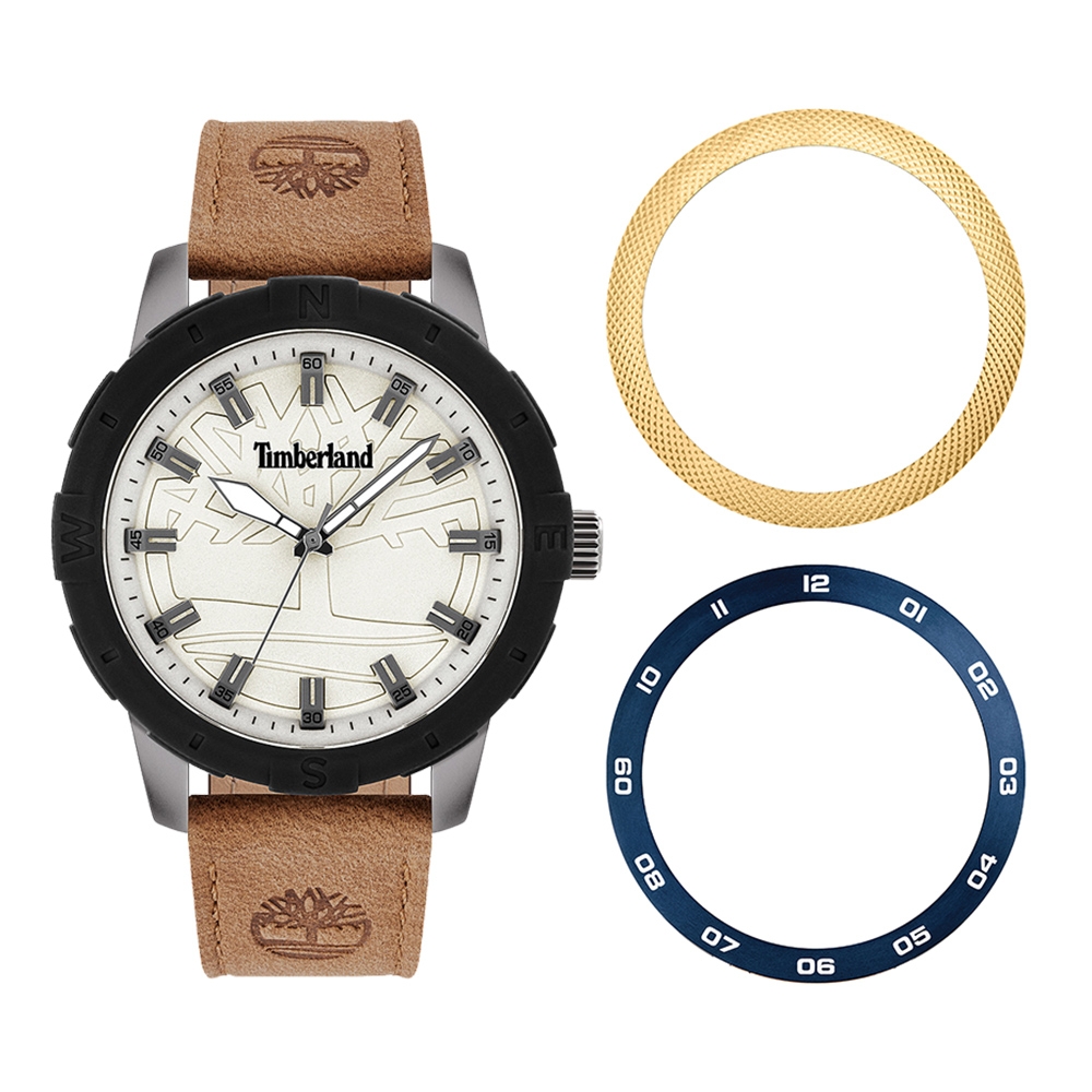 Timberland 天伯嵐 MAYBURY系列 美式休閒男錶 套錶 送禮推薦-46mm TBL.15949JSUB/63SET