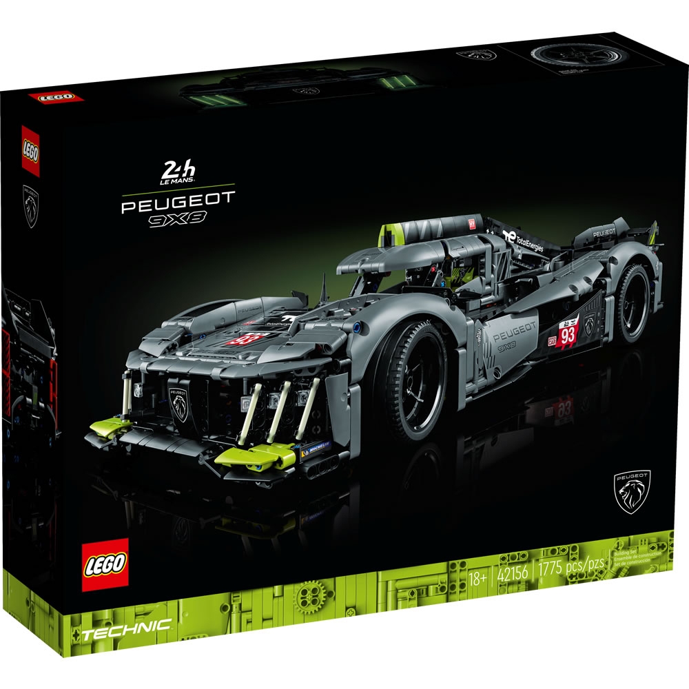 樂高LEGO 科技系列 - LT42156 PEUGEOT 9X8 24H Le Mans Hybrid Hypercar