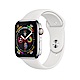 Apple Watch S4 LTE 44mm 不鏽鋼錶殼搭配白色運動型錶帶 product thumbnail 1