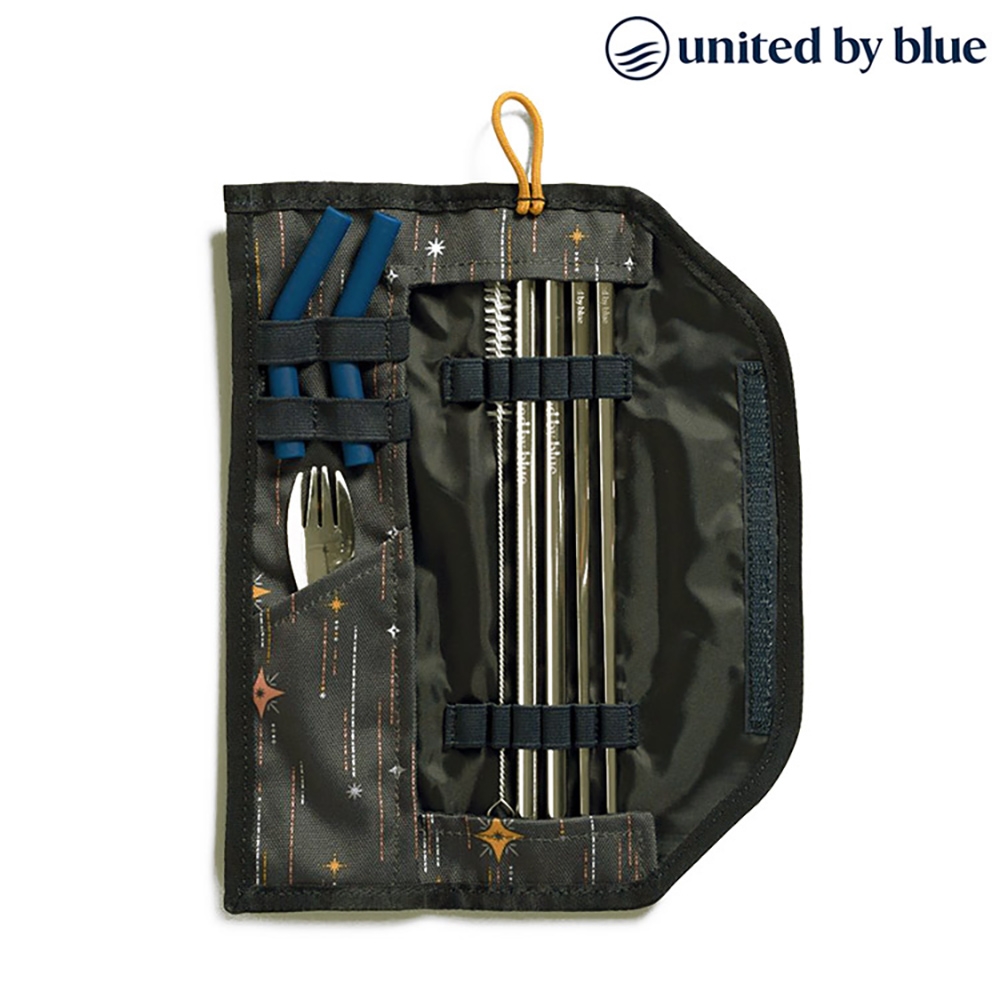 United by Blue 防潑水餐具收納包組 Printed Utensil Kit 814-038 (印花款)｜印花星空藍