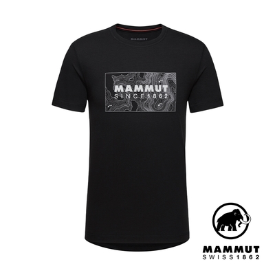 【Mammut長毛象】Mammut Core T-Shirt Men Unexplored 機能短袖T恤 男款 黑色 #1017-04043