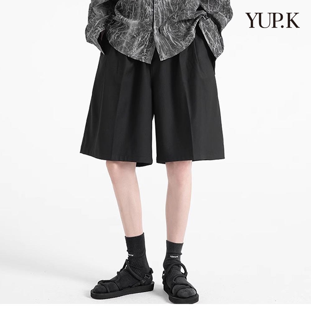 YUP.K 韓版百搭高級感西裝短褲(KDPY-S61) (黑色)